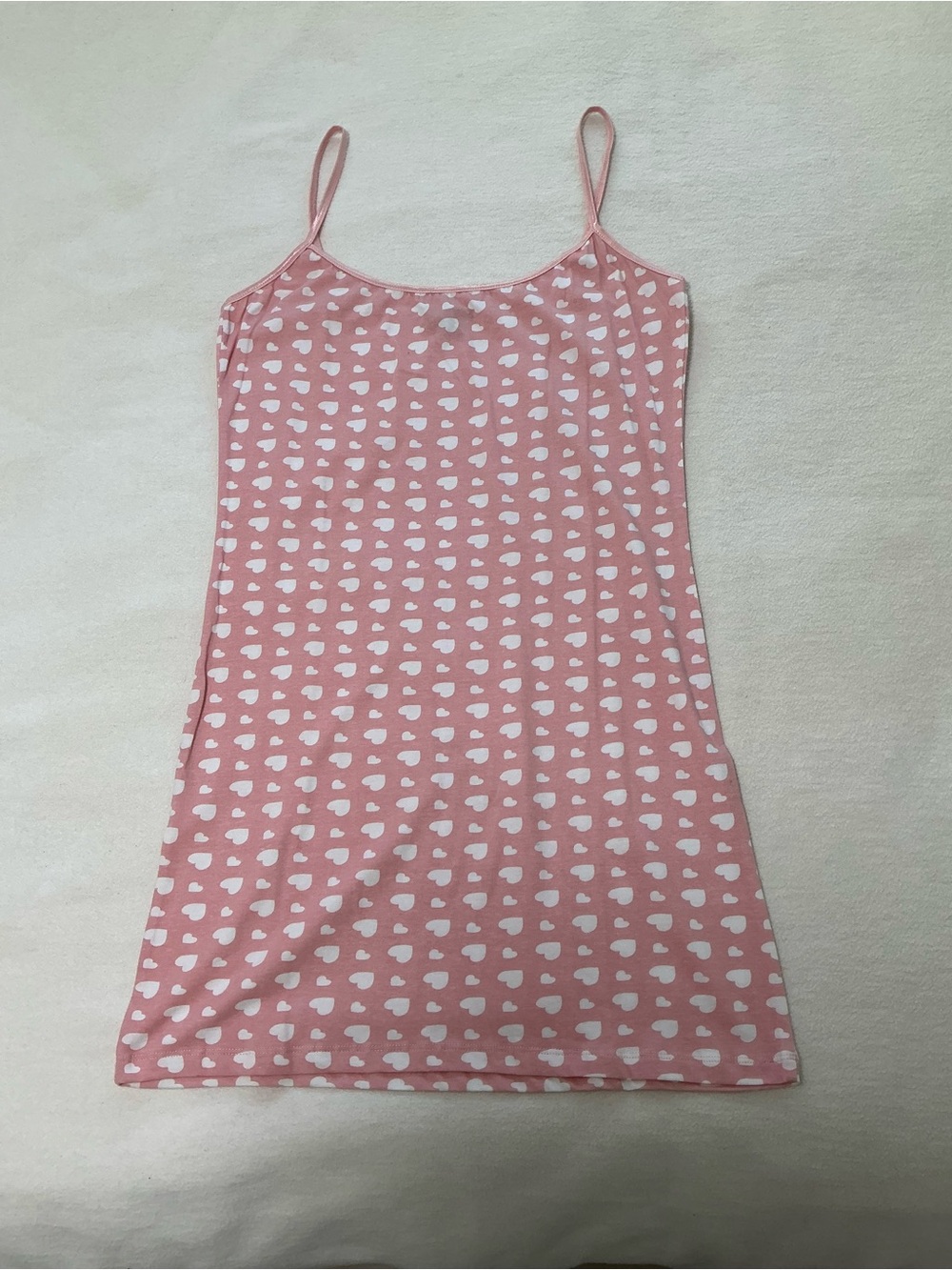 Rosio Pink Heart-Print Tank Top